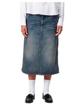 Falda Mujer Carhartt WIP Single Knee Vaquera
