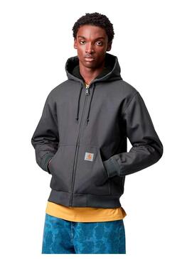 Cazadora Hombre Carhartt WIP Active Gris Oscuro