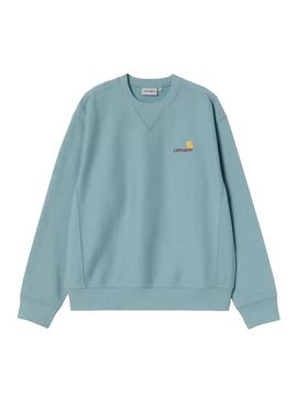 Sudadera Hombre Carhartt WIP American Script Azul