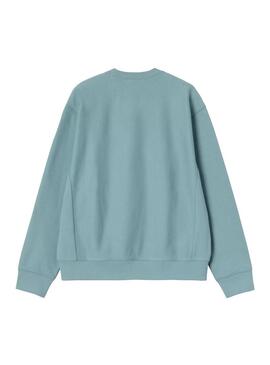 Sudadera Hombre Carhartt WIP American Script Azul