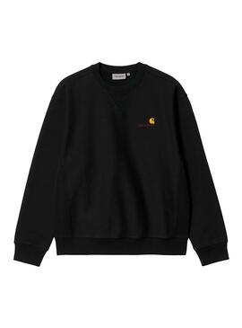 Sudadera Hombre Carhartt WIP American Script Negra