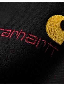 Sudadera Hombre Carhartt WIP American Script Negra