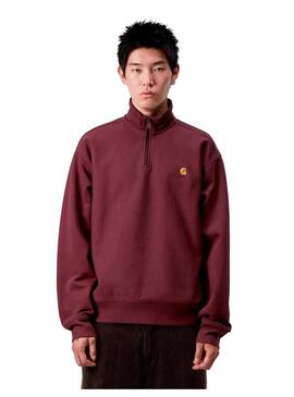 Sudadera Hombre Carhartt WIP Half Zip American Gra