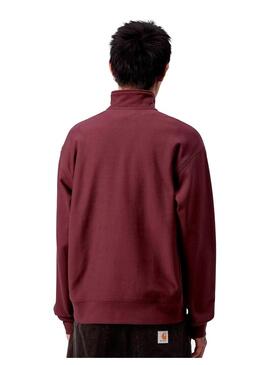 Sudadera Hombre Carhartt WIP Half Zip American Gra