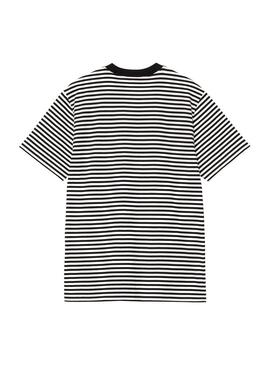 Camiseta Hombre Carhartt WIP Verne Pocket Negra Blanca
