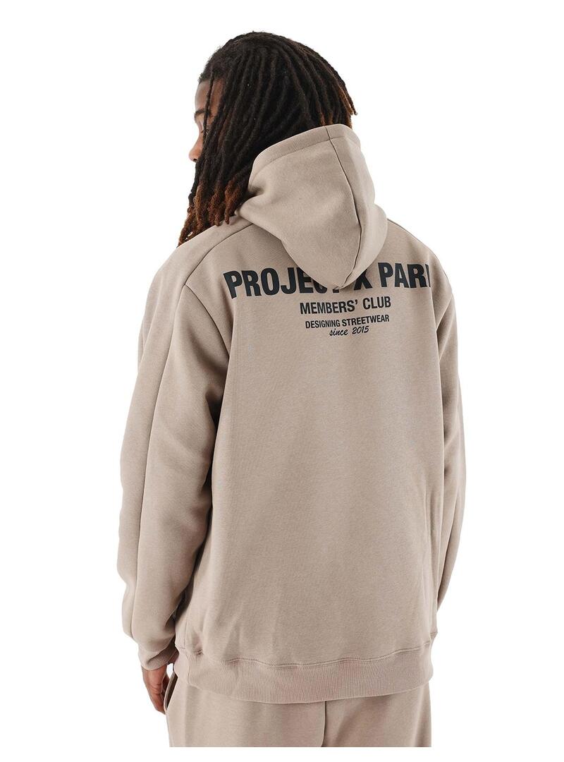 Sudadera Hombre ProjectxParis Members´Club Beige