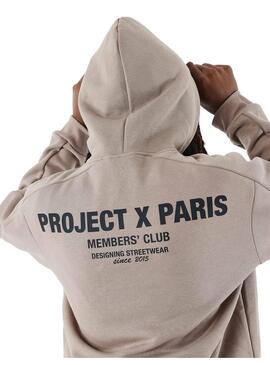 Sudadera Hombre ProjectxParis Members´Club Beige