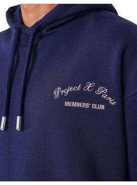 Sudadera Hombre ProjectXParis Members´Club Marino Rosa