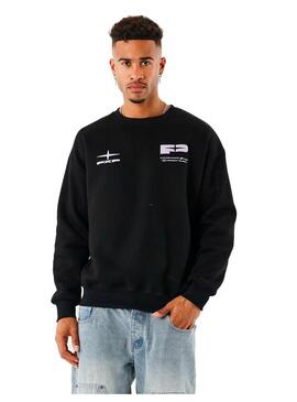 Sudadera Hombre ProjectXParis Polaris Negro Morado