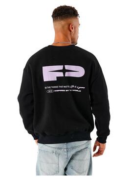 Sudadera Hombre ProjectXParis Polaris Negro Morado