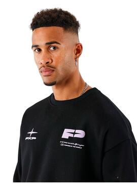 Sudadera Hombre ProjectXParis Polaris Negro Morado