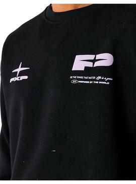 Sudadera Hombre ProjectXParis Polaris Negro Morado