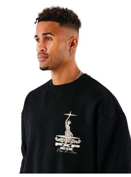Sudadera Hombre Project X Paris Déité Negra
