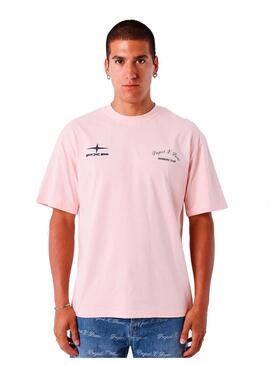 Camiseta Hombre Project X Paris Members´ Club Rosa