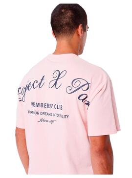 Camiseta Hombre Project X Paris Members´ Club Rosa