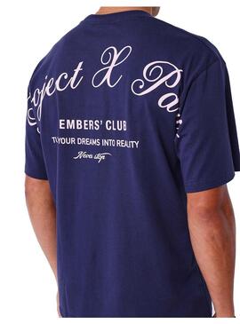 Camiseta Hombre Project X Paris Members´ Club Marino Rosa