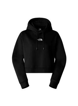 Sudadera Mujer The North Face Crop Negra
