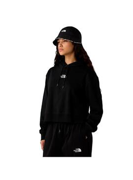 Sudadera Mujer The North Face Crop Negra