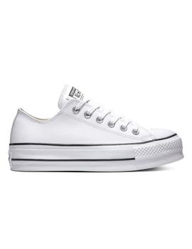 Zapatilla Mujer Converse All Star Lift Clean Leather Blanco
