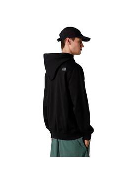 Sudadera Hombre The North Face Drew Peak Negra Gris