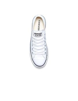 Zapatilla Mujer Converse All Star Lift Clean Leather Blanco