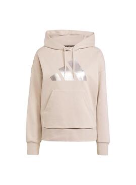 Sudadera Mujer adidas Hol Met Beige