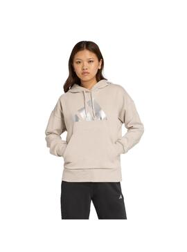Sudadera Mujer adidas Hol Met Beige