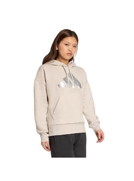 Sudadera Mujer adidas Hol Met Beige