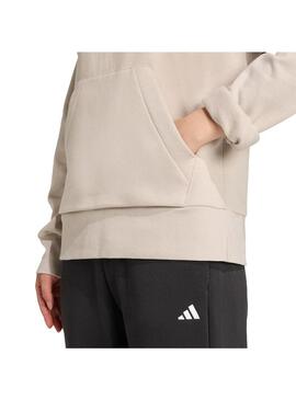 Sudadera Mujer adidas Hol Met Beige