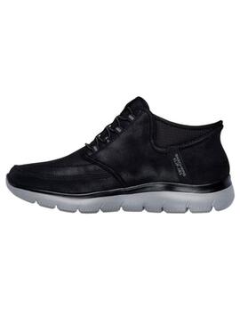 Bota Hombre Skechers Summits Slip-In Gris Oscuro