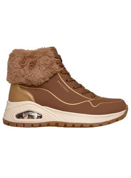 Bota Mujer Skechers Uno Rugged Marrón
