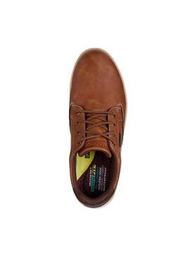 Zapatilla Hombre Skechers Garlan Marrón