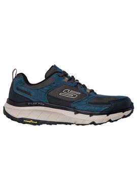 Zapatilla Hombre Skechers D'Luz Negro/Azul