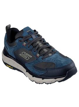 Zapatilla Hombre Skechers D'Luz Negro/Azul