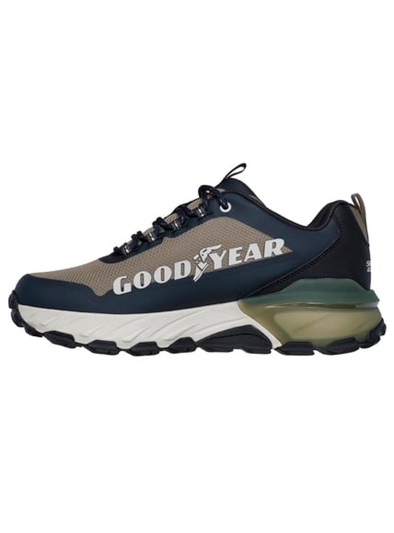 Zapatilla Hombre Skechers Max Protect Verde