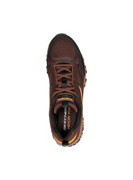 Zapatilla Hombre Skechers Hillcrest Marrón/Verde