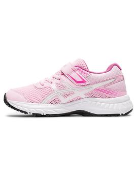 Zapatilla Niña Asics Contend 6 PS Rosa/Blanco