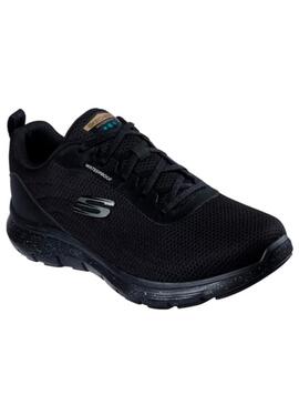 Zapatilla Hombre Skechers Flex Advant Wtpf Negro