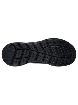 Zapatilla Hombre Skechers Flex Advant Wtpf Negro