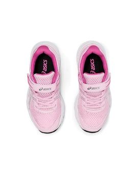 Zapatilla Niña Asics Contend 6 PS Rosa/Blanco