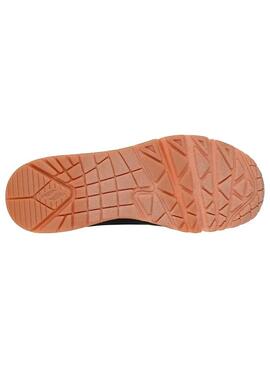 Zapatilla Mujer Skechers One Negra print