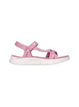 Sandalia Mujer Skechers Go Walk Flex Rosa