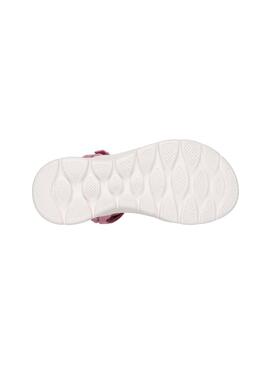 Sandalia Mujer Skechers Go Walk Flex Rosa