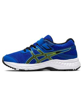 Zapatilla Unisex Asics Contend 6 PS Azul/Amarillo