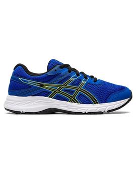 Zapatilla Unisex Asics Contend 6 GS Azul/Amarillo