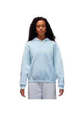 Sudadera Mujer Jordan Brooklyn Azul Celeste