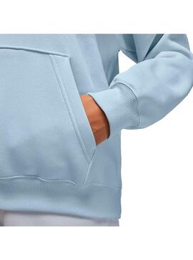 Sudadera Mujer Jordan Brooklyn Azul Celeste
