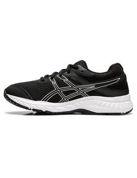 Zapatilla Unisex Asics Contend 6 GS Negro/Blanco