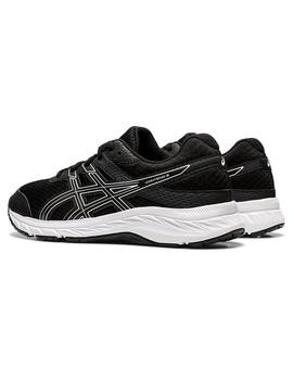 Zapatilla Unisex Asics Contend 6 GS Negro/Blanco
