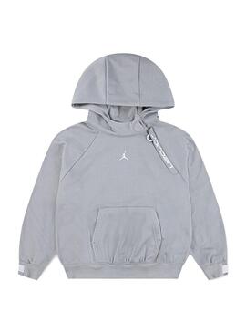 Sudadera Niño/a Jordan Gris Claro